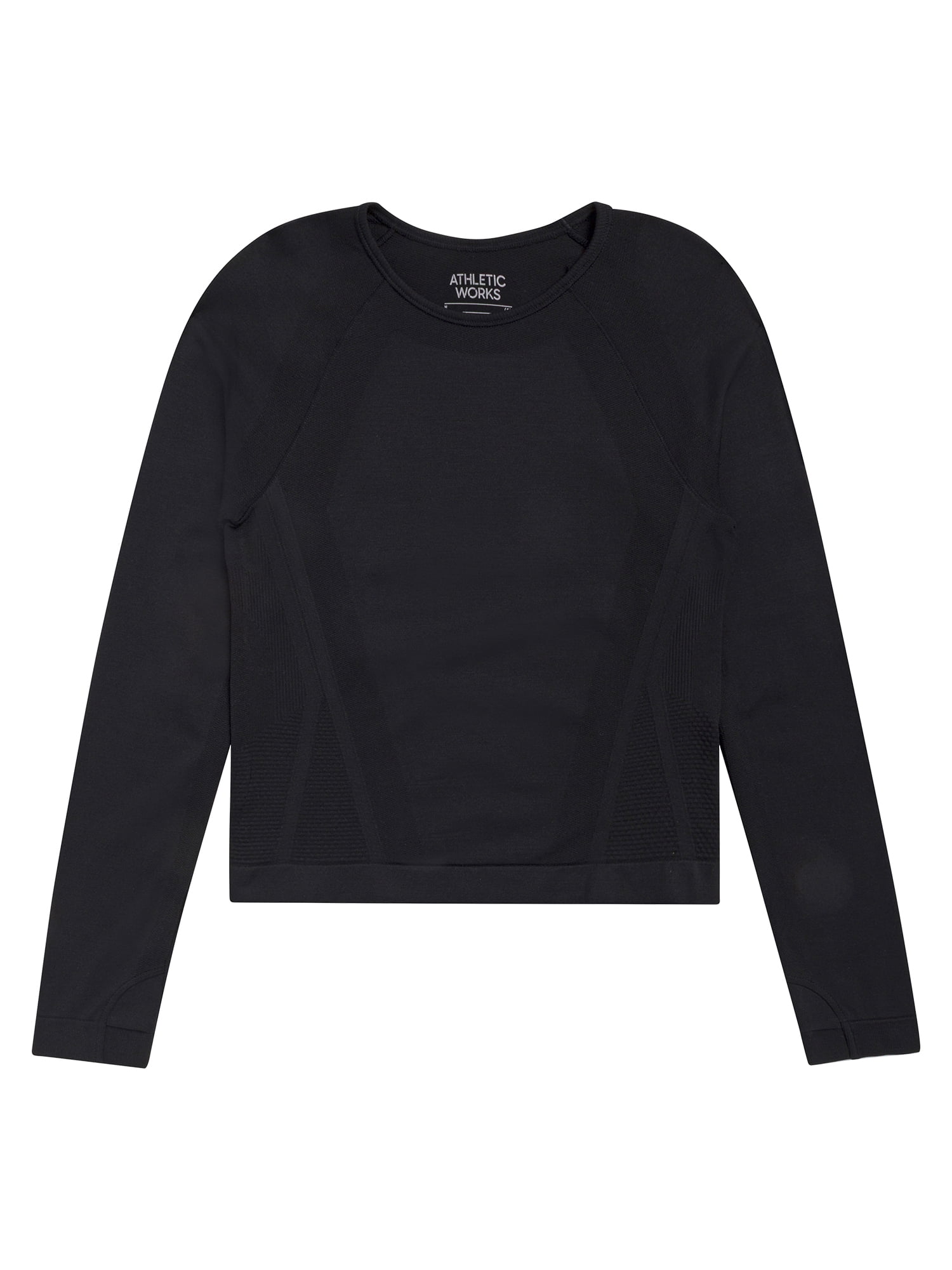 Athletic Works Girl's Active Long Sleeve Seamless Tee, Sizes 4-18