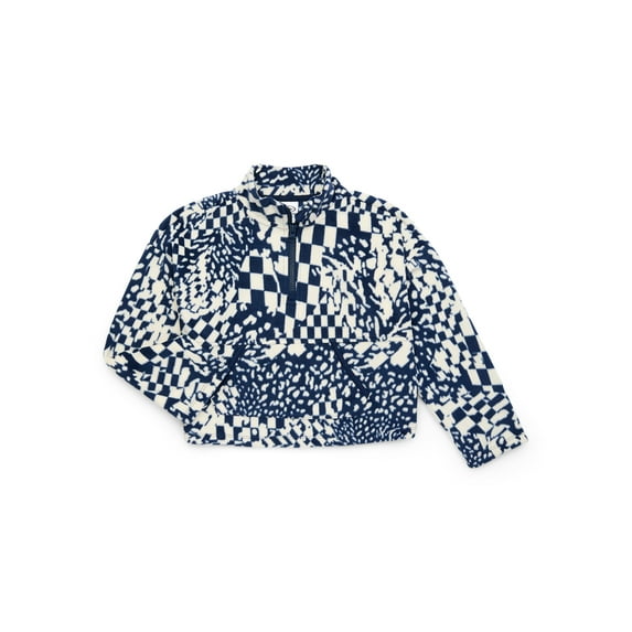 Athletic Works Girl's Active Microfleece Quarter Zip Pullover, Sizes 4-18 & Plus