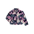 thumbnail image 1 of Athletic Works Girl's Active Microfleece Quarter Zip Pullover, Sizes 4-18 & Plus, 1 of 5