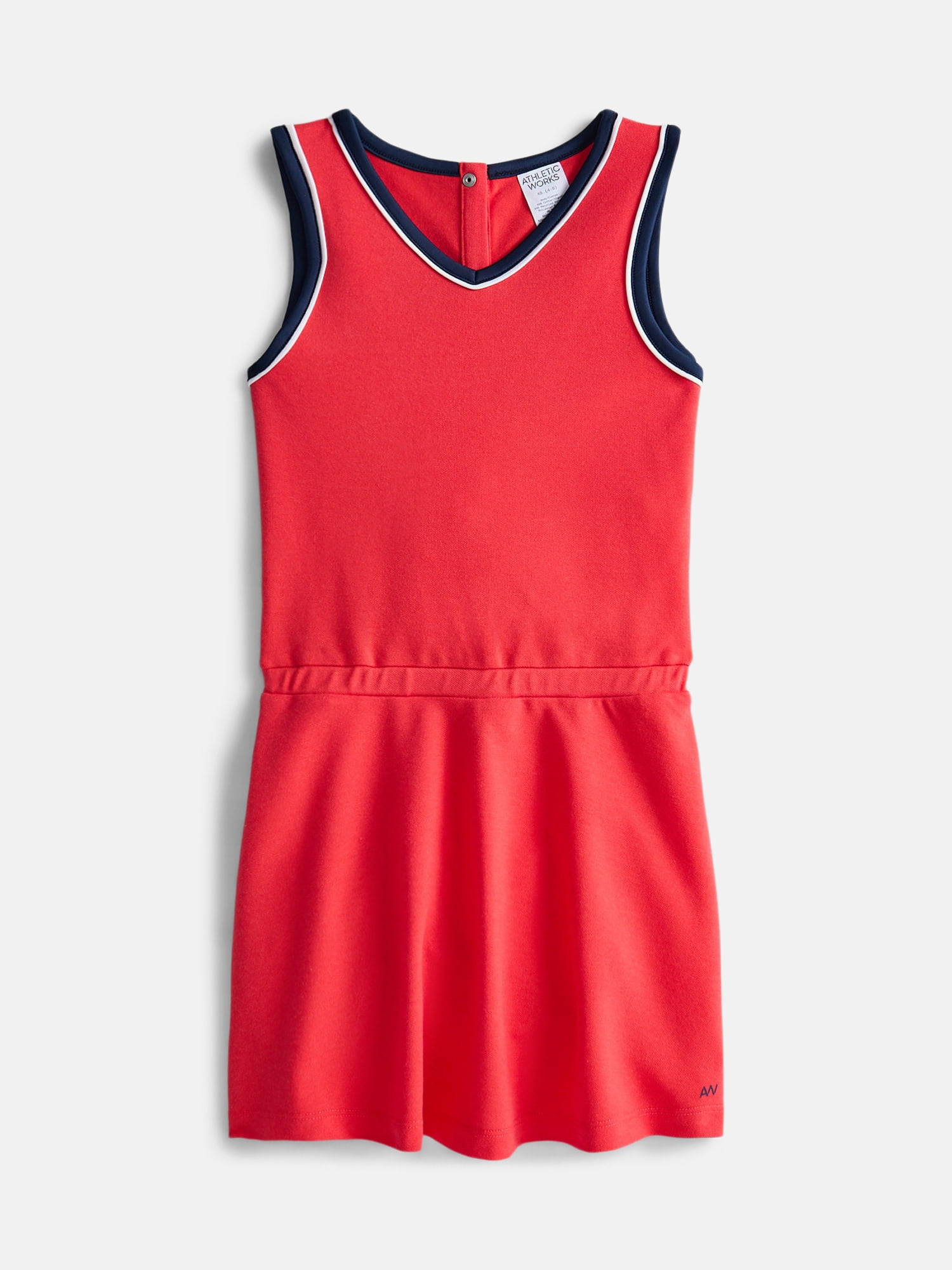 Athletic Works Girls Active Pique Dress, Sizes 4-18