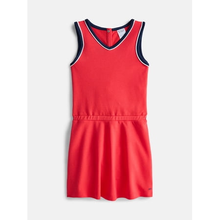 Athletic Works Girls Active Pique Dress, Sizes 4-18