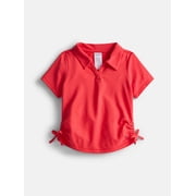 Athletic Works Girl's Active Polo Pique Top, Sizes 4-18