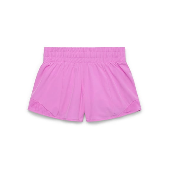 Athletic Works Girls Athletic Run Shorts, Sizes 4-18 & Plus