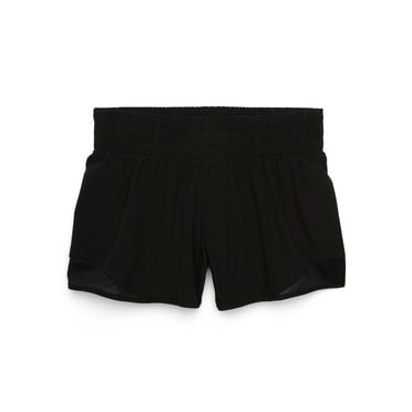 Athletic Works Girls Athletic Run Shorts, Sizes 4-18 & Plus