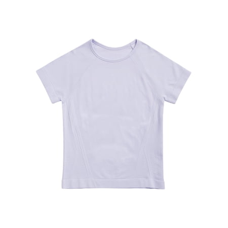 Athletic Works Girl's Active Seamless Tee, Sizes 4-18
