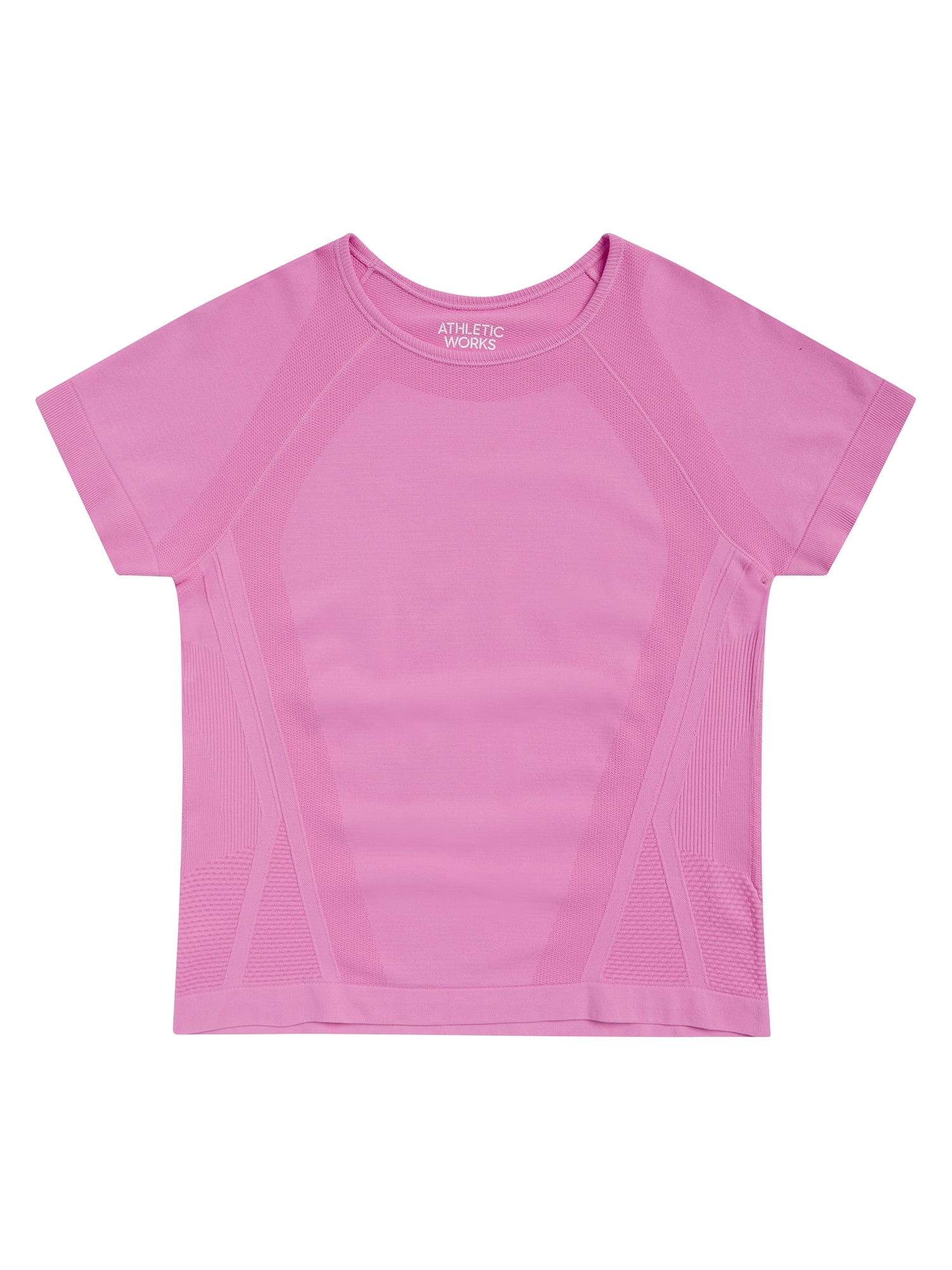 Athletic Works Girl's Active Seamless Tee, Sizes 4-18