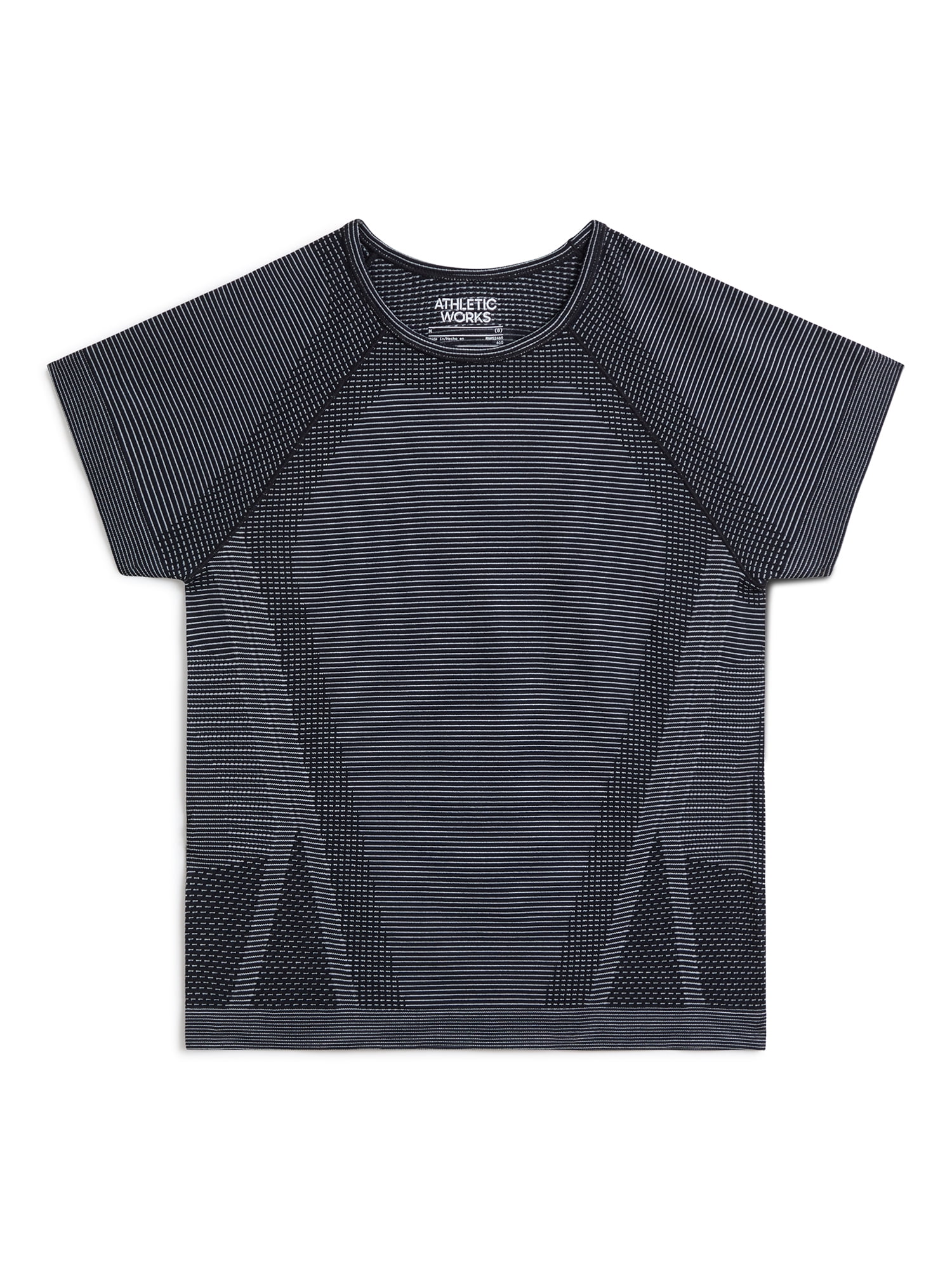 Athletic Works Girl's Active Short Sleeve Seamless Tee, Sizes 4-18