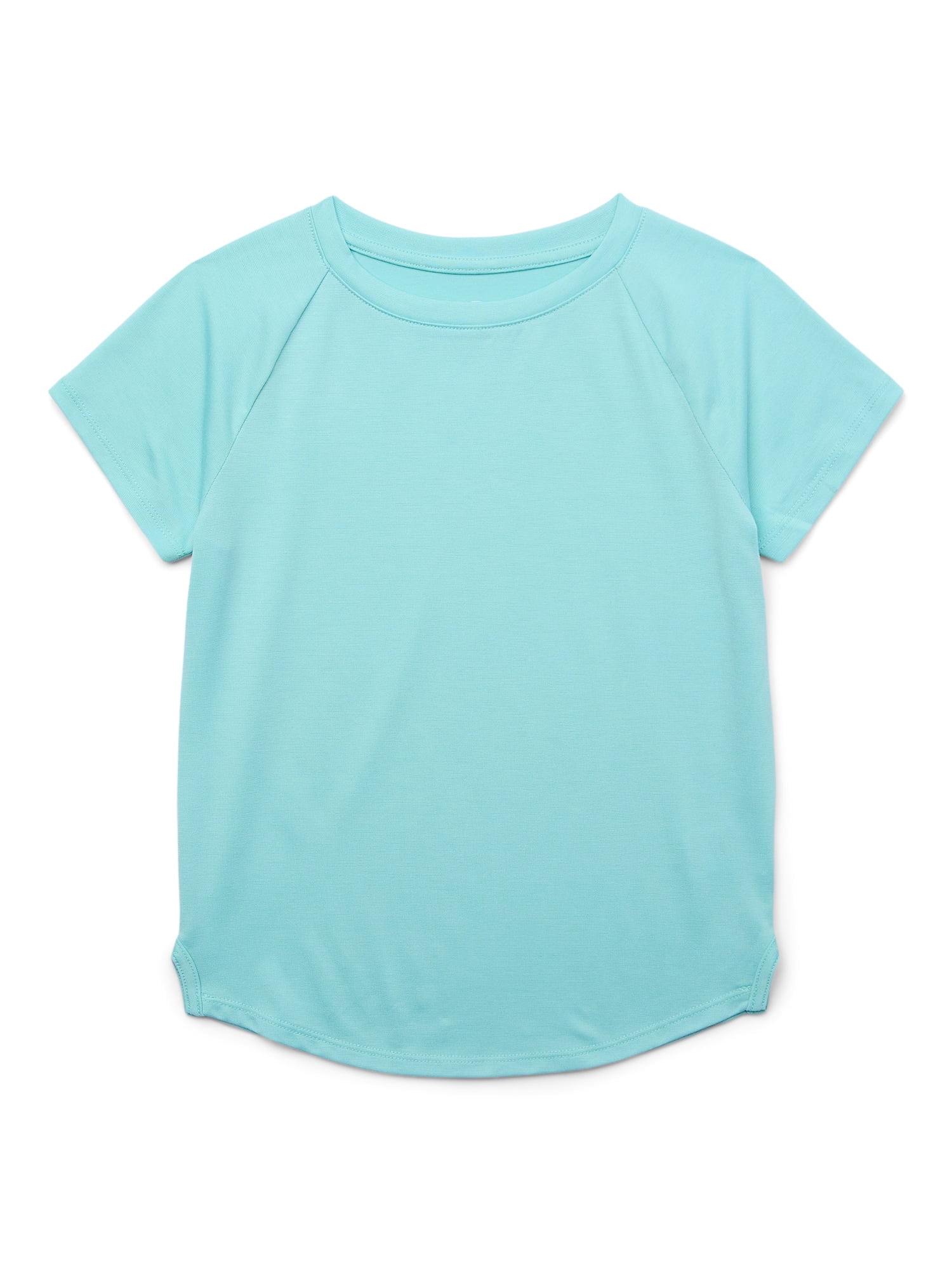 Athletic Works Girl's Active Short Sleeve T-Shirt, Sizes 4-18 & Plus