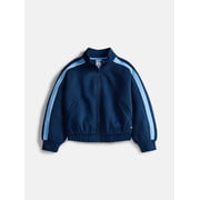 Athletic Works Girls Active Tech Pique Jacket, Sizes 4-18