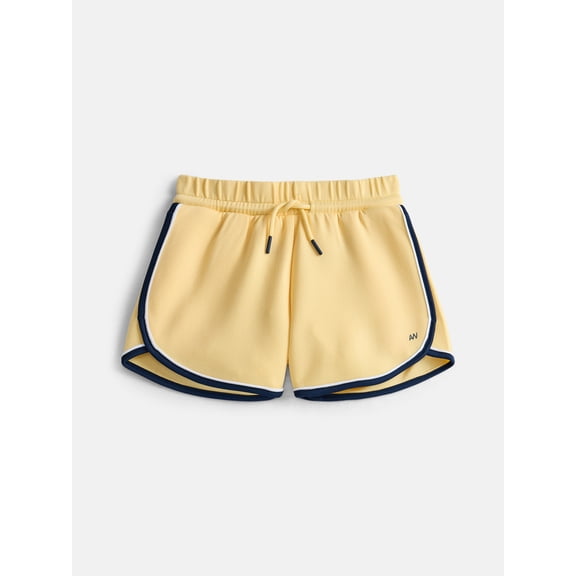 Athletic Works Girls Active Tech Pique Shorts, Sizes 4-18