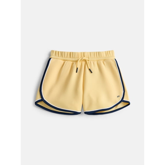 Athletic Works Girls Active Tech Pique Shorts, Sizes 4-18