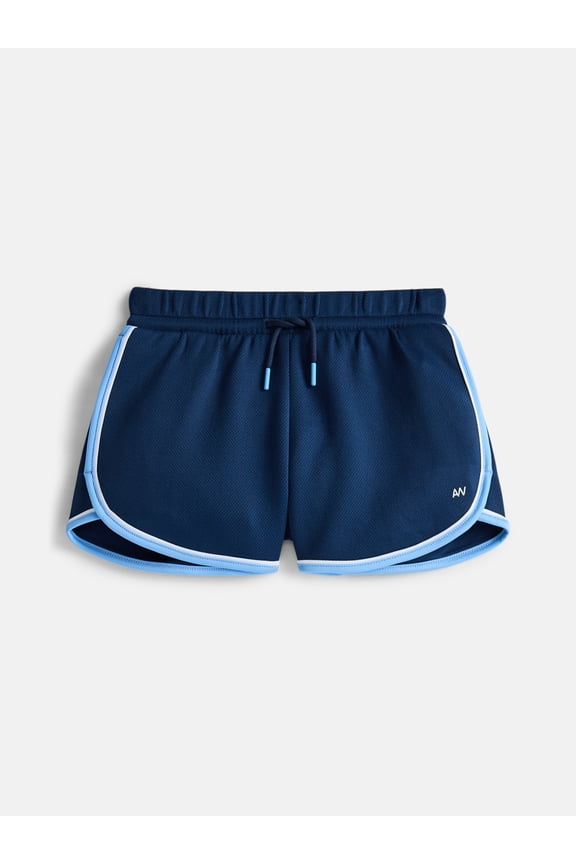 Girls Active Tech Pique Shorts, Sizes 4-18