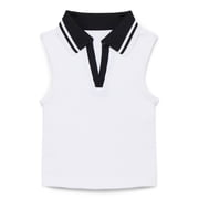 Girls Active Tennis Polo, Moisture Wicking, Sizes 4-18
