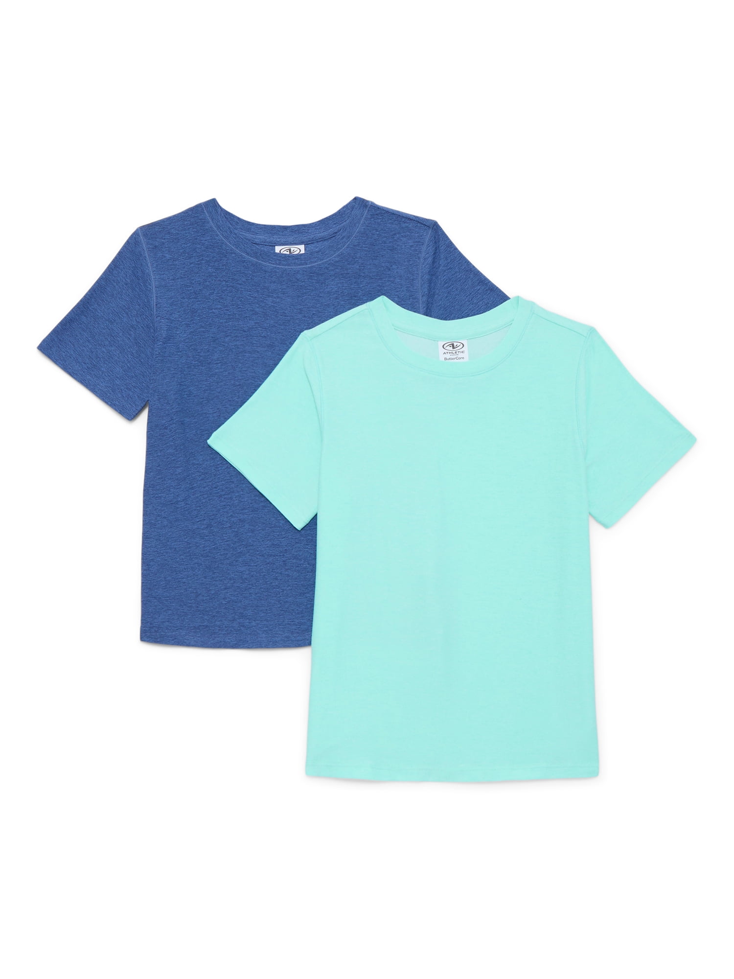 Athletic Works Girl's Buttercore T-Shirt, 2-Pack, Sizes 4-18