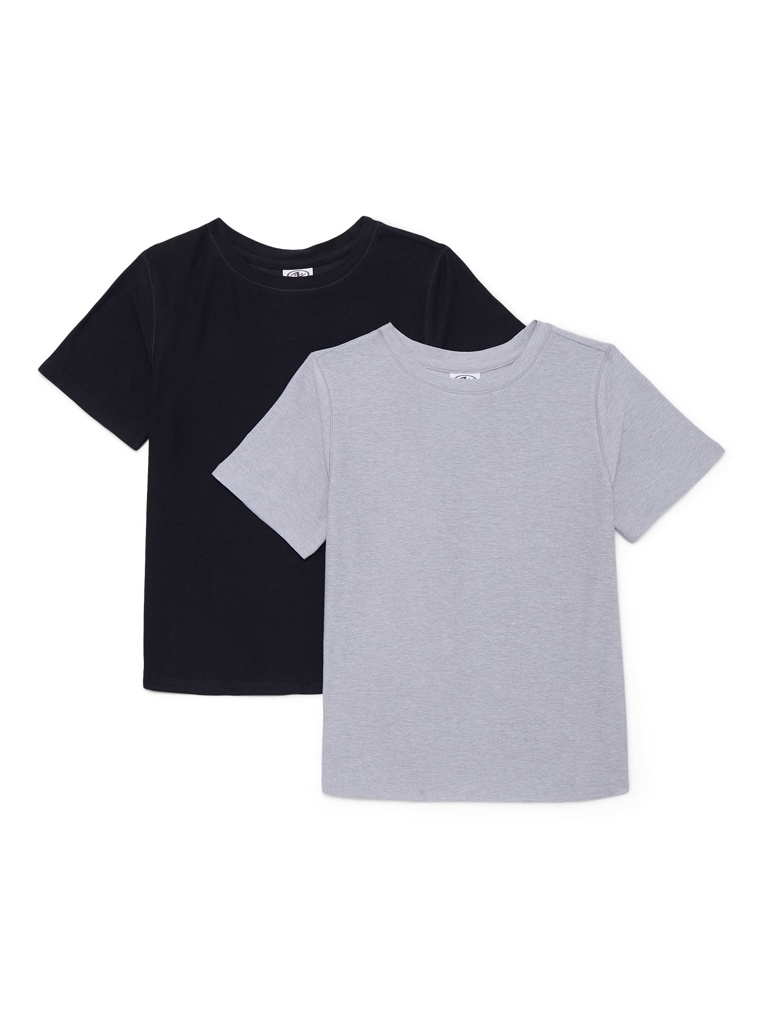Athletic Works Girl's Buttercore T-Shirt, 2-Pack, Sizes 4-18