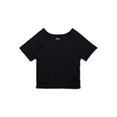 thumbnail image 1 of Athletic Works Girl's Cinched Tee with Short Sleeves, Sizes 4-18 & Plus, 1 of 3