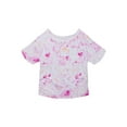 thumbnail image 1 of Athletic Works Girl's Cinched Tee with Short Sleeves, Sizes 4-18 & Plus, 1 of 3