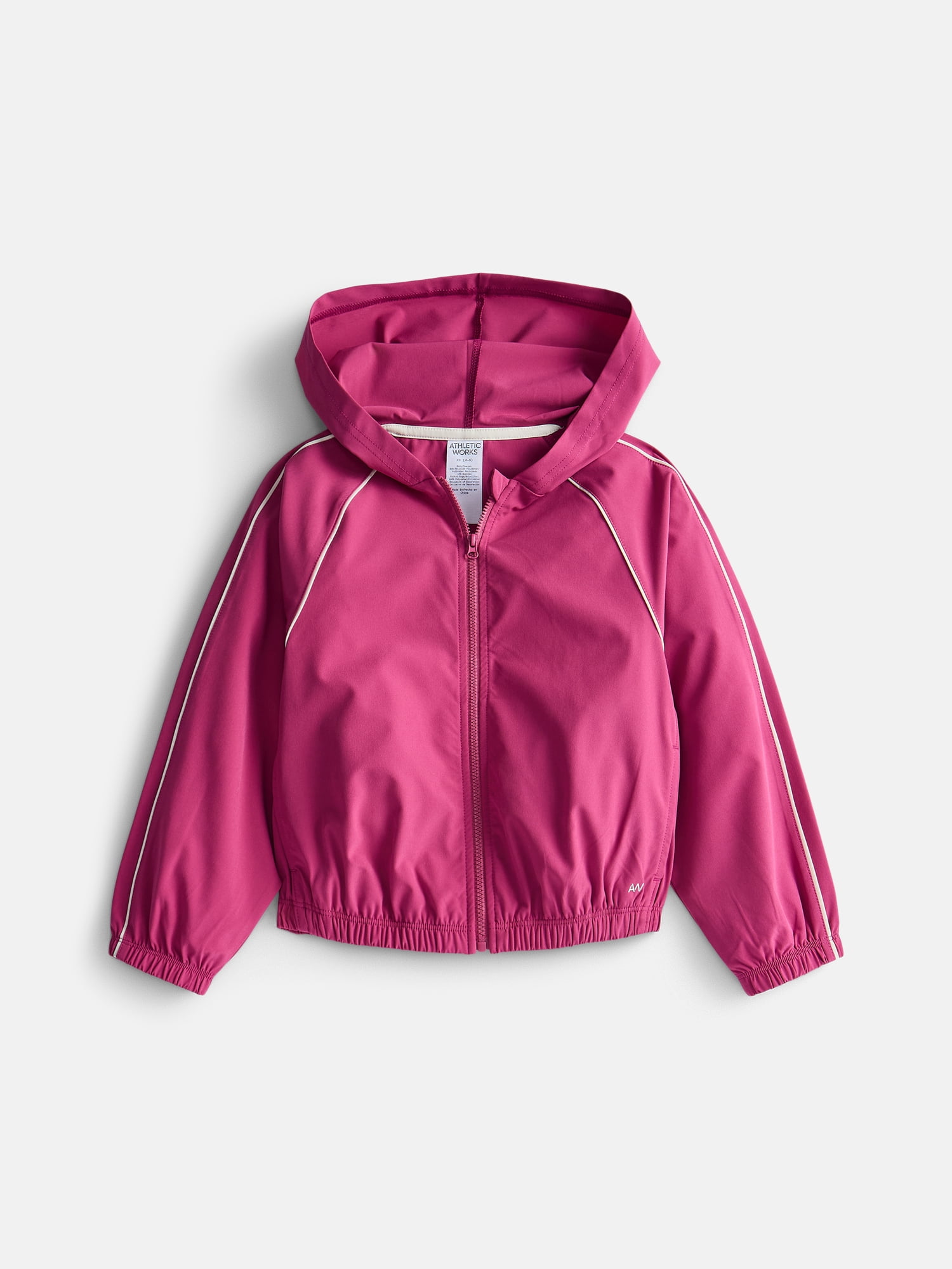 Athletic Works Girls Feather Stretch Jacket, Size 4-18