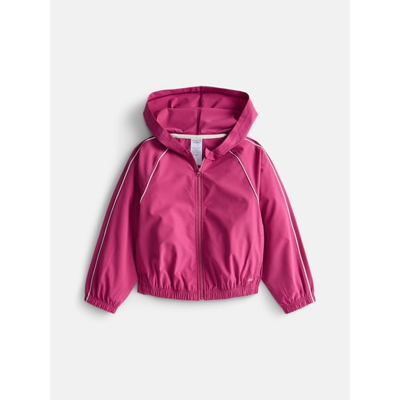 Athletic Works Girls Feather Stretch Jacket, Size 4-18