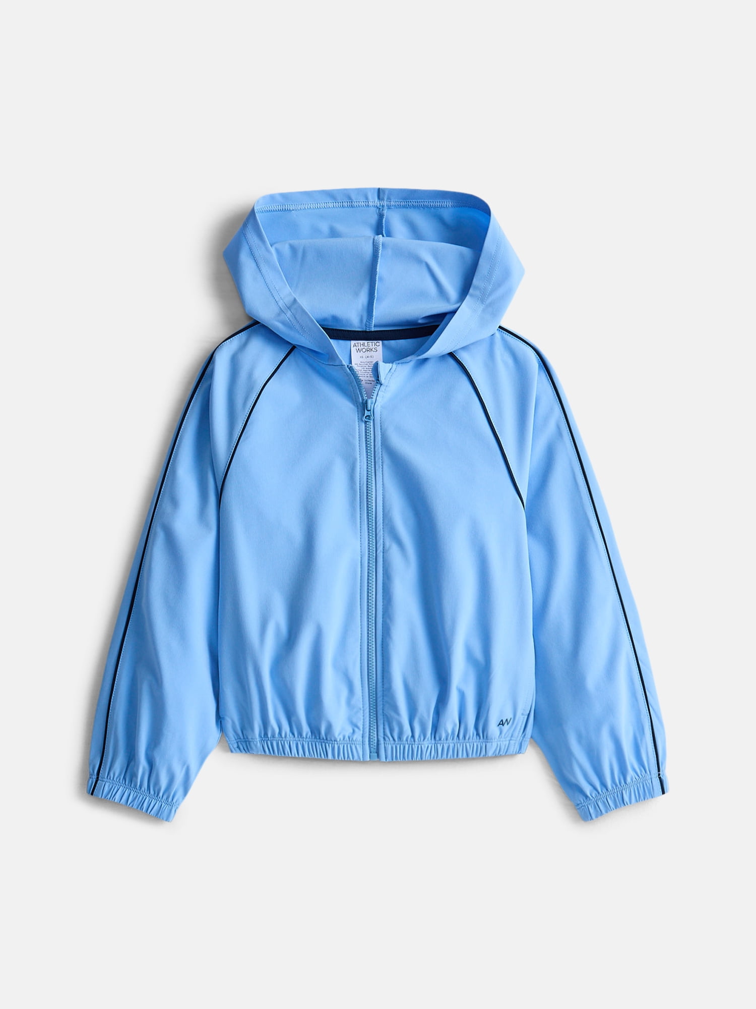 Athletic Works Girls Feather Stretch Jacket, Size 4-18
