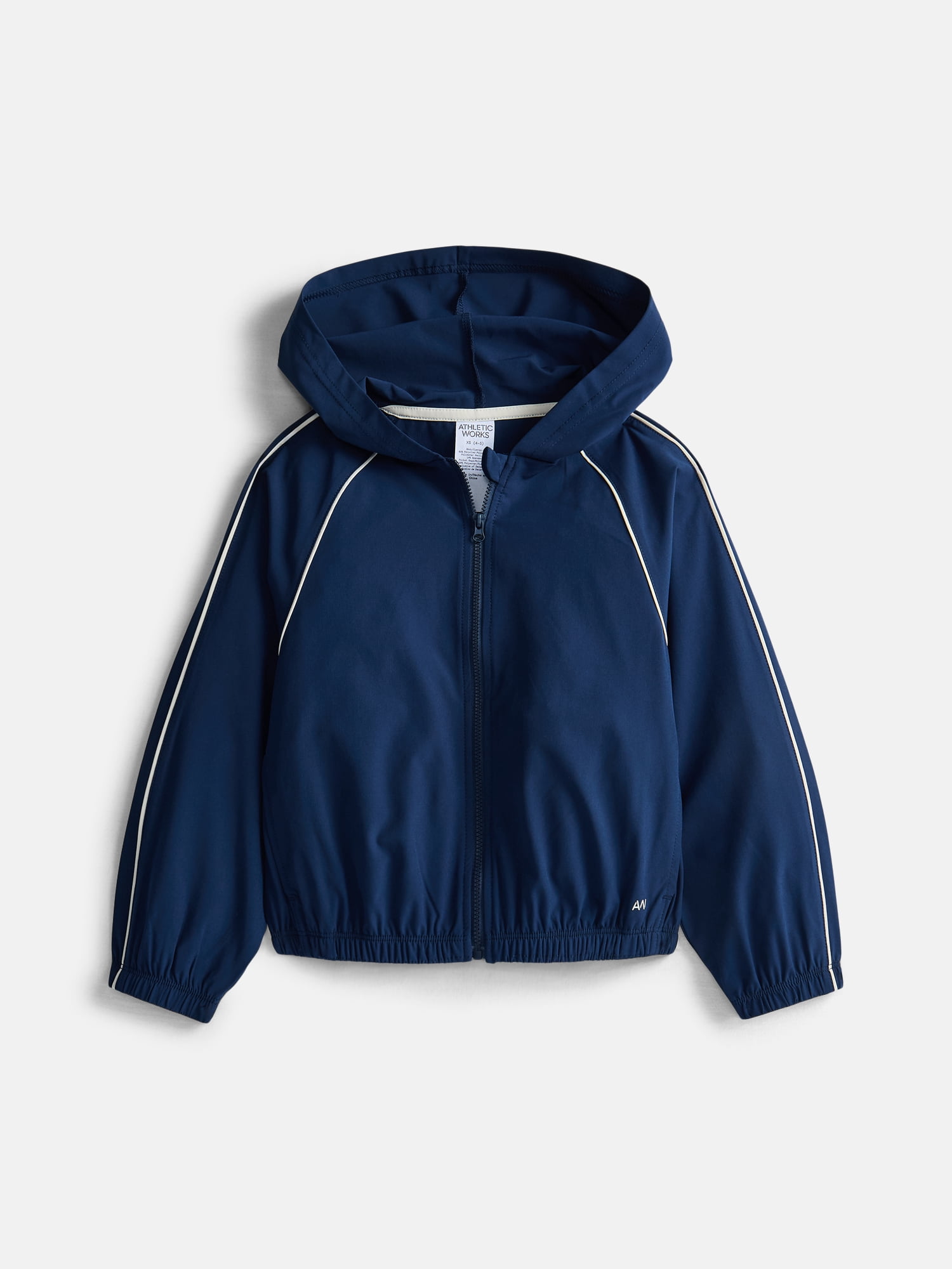 Athletic Works Girls Feather Stretch Jacket, Size 4-18