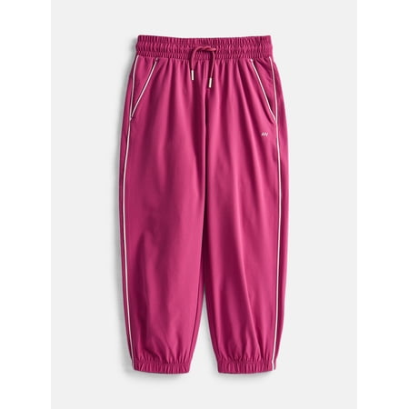 Athletic Works Girls Feather Stretch Joggers, Sizes 4-18