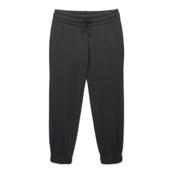 Athletic Works Little and Big Girls Fleece Jogger Sweatpants, Sizes 4-18 & Plus