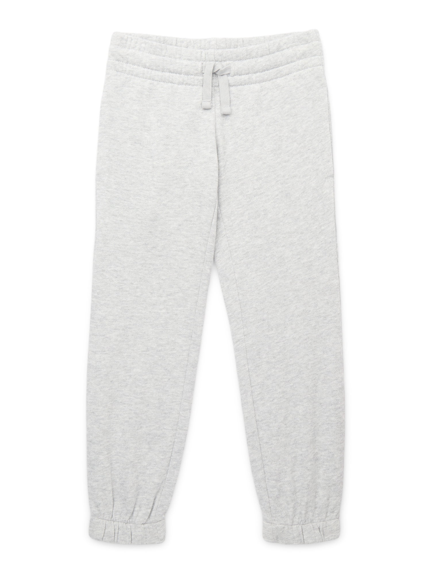 Athletic Works Little and Big Girls Fleece Jogger Sweatpants, Sizes 4-18 & Plus