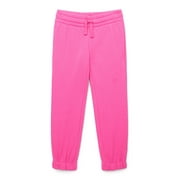 ATHLETIC WORKS Little and Big Girls Fleece Jogger Sweatpants, Sizes 4-18 & Plus