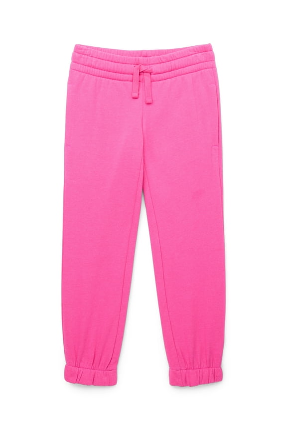 Little and Big Girls Fleece Jogger Sweatpants, Sizes 4-18 & Plus