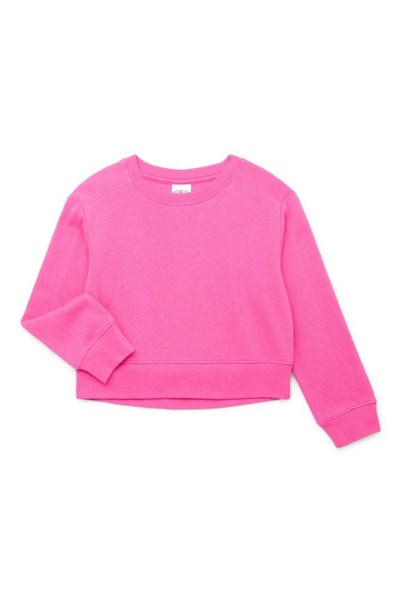 Little and Big Girls Fleece Sweatshirt, Sizes 4-18 & Plus