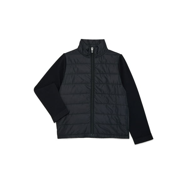 Athletic Works Girl's Hybrid Quilted Jacket, Sizes 4-18