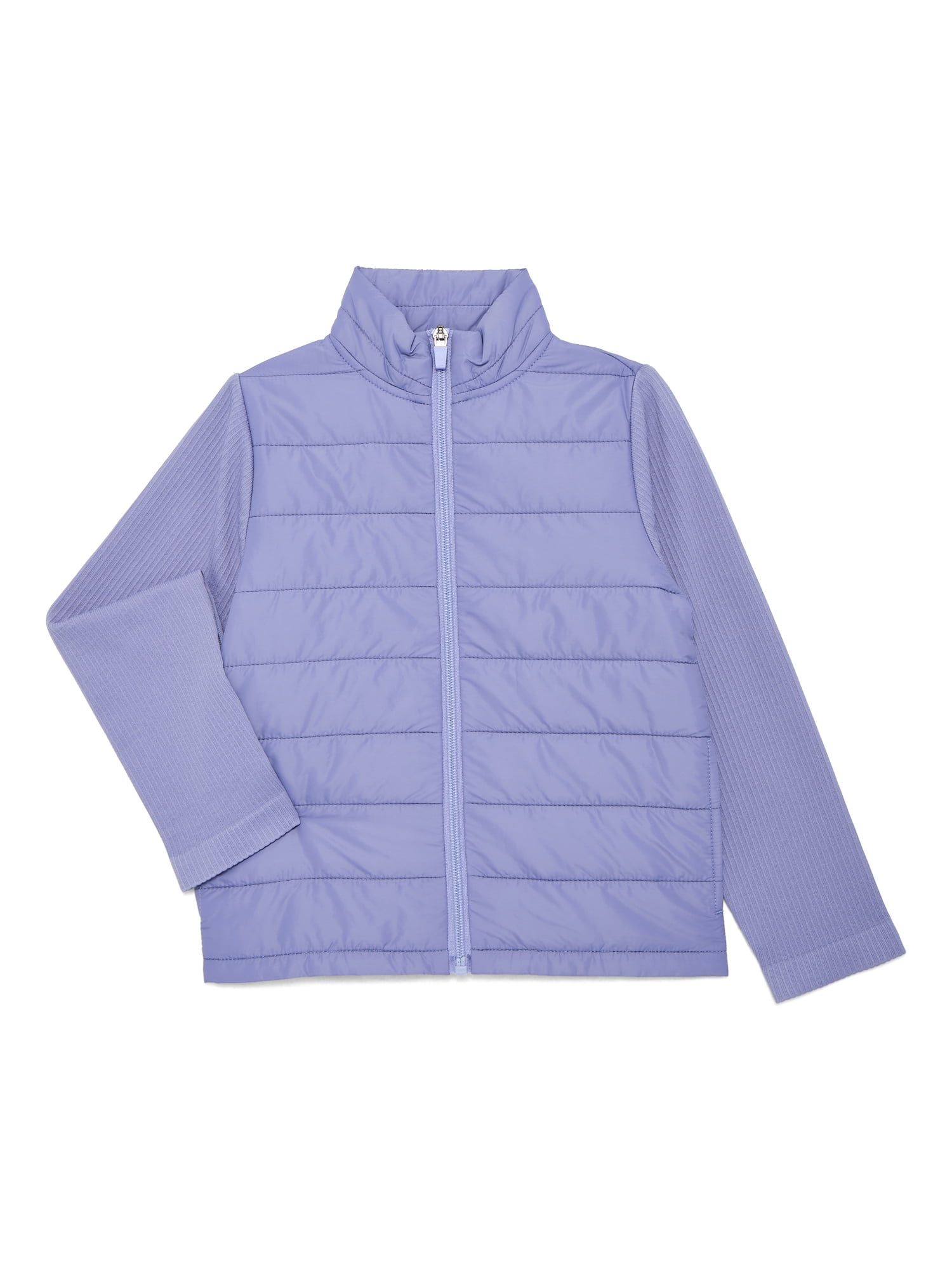 Athletic Works Girl's Hybrid Quilted Jacket, Sizes 4-18
