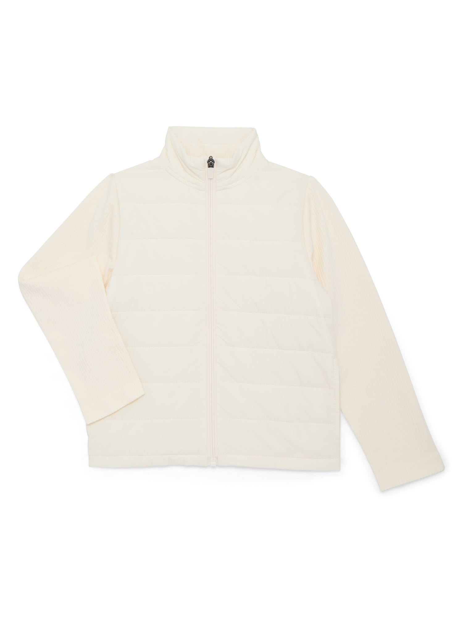 Athletic Works Girl's Hybrid Quilted Jacket, Sizes 4-18