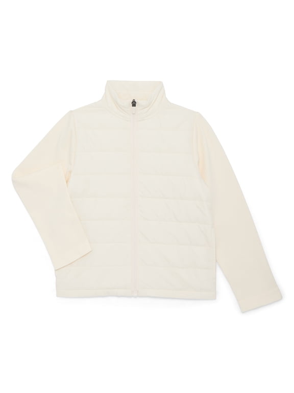 Girls Hybrid Quilted Jacket, Sizes 4-18