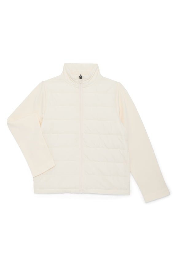 Girl's Hybrid Quilted Jacket, Sizes 4-18
