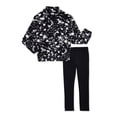 thumbnail image 1 of Athletic Works Girl's Microfleece Pullover & Cozy Legging 2-Piece Active Set, Sizes 4-18 & Plus, 1 of 3