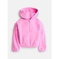 thumbnail image 1 of Athletic Works Girl's Polar Fleece Full-Zip Jacket, Sizes 4-18, 1 of 3