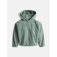 thumbnail image 1 of Athletic Works Girl's Polar Fleece Full-Zip Jacket, Sizes 4-18, 1 of 3