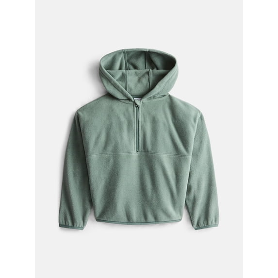 Athletic Works Girl's Polar Fleece Full-Zip Jacket, Sizes 4-18