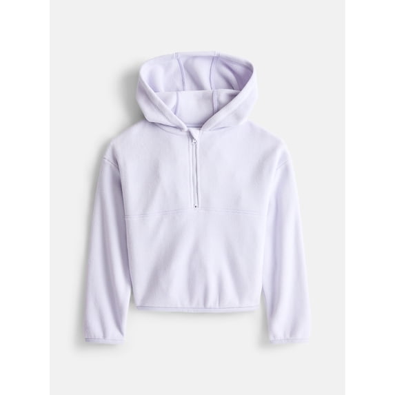 Athletic Works Girl's Polar Fleece Full-Zip Jacket, Sizes 4-18