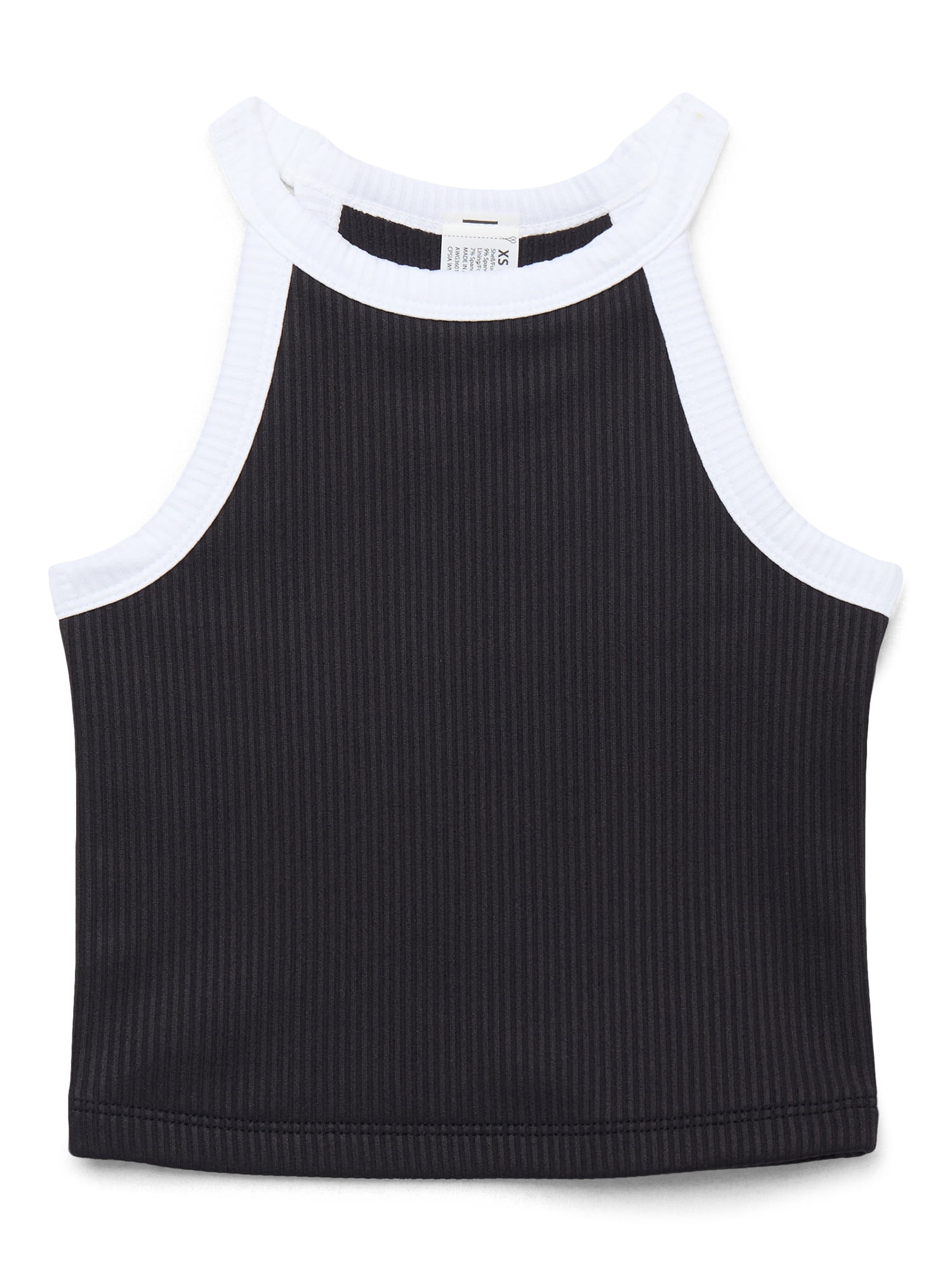 Athletic Works Girls Ribbed Tank Top, Sizes 4-18 - Walmart.com