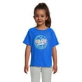 thumbnail image 1 of Athletic Works Girl's Short Sleeve Graphic T-Shirt, Sizes 4-18 & Plus, 1 of 6