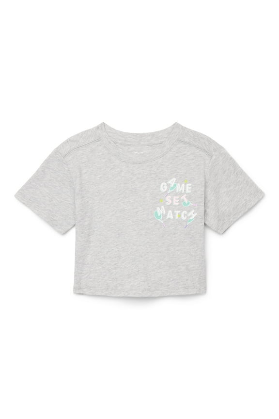 Girls Graphic Tee with Short Sleeves, Sizes 4-18 & Plus