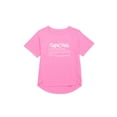 thumbnail image 1 of Athletic Works Girl's Short Sleeve Graphic T-Shirt, Sizes 4-18 & Plus, 1 of 3
