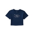 thumbnail image 1 of Athletic Works Girls Graphic Tee with Short Sleeves, Sizes 4-18 & Plus, 1 of 3