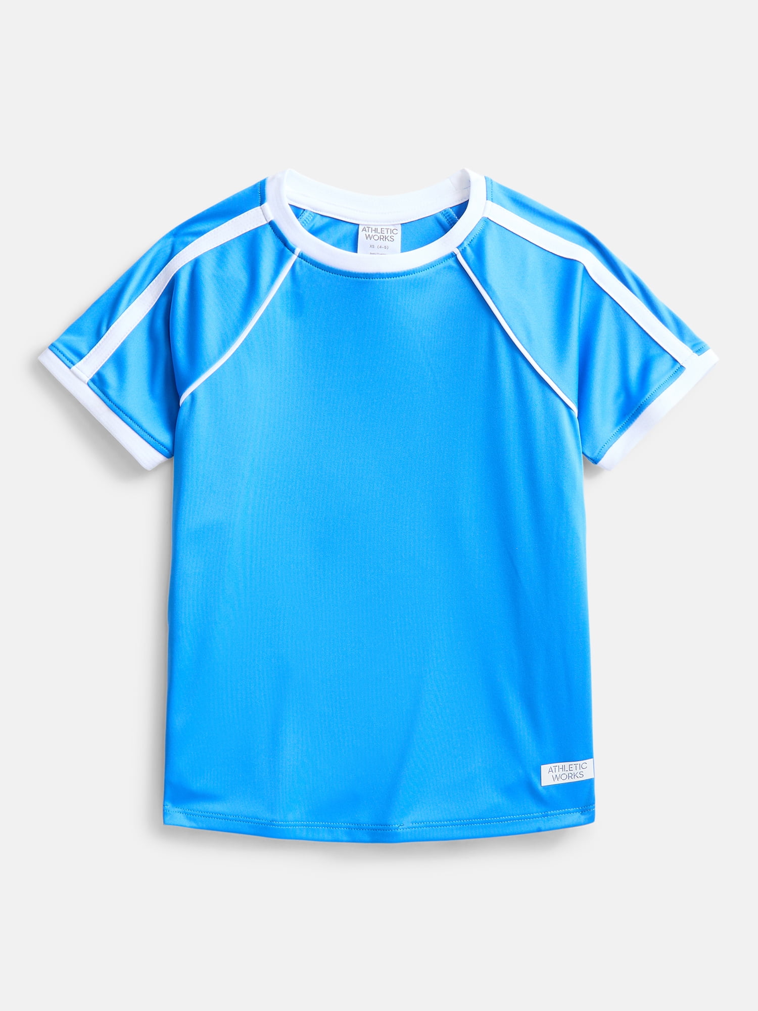 Athletic Works Girls Active Soccer Tee with Short Sleeves, Sizes 4-18