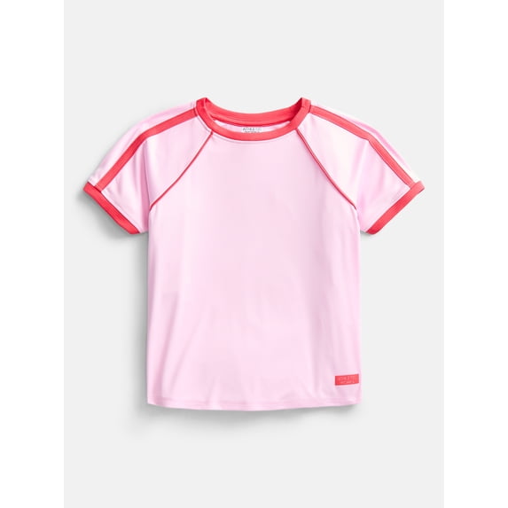 Athletic Works Girls Active Soccer Tee with Short Sleeves, Sizes 4-18