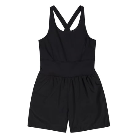 Athletic Works Girl's Strappy Romper, Sizes 4-18