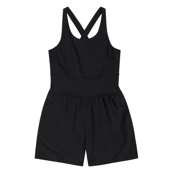 Athletic Works Girl's Strappy Romper, Sizes 4-18